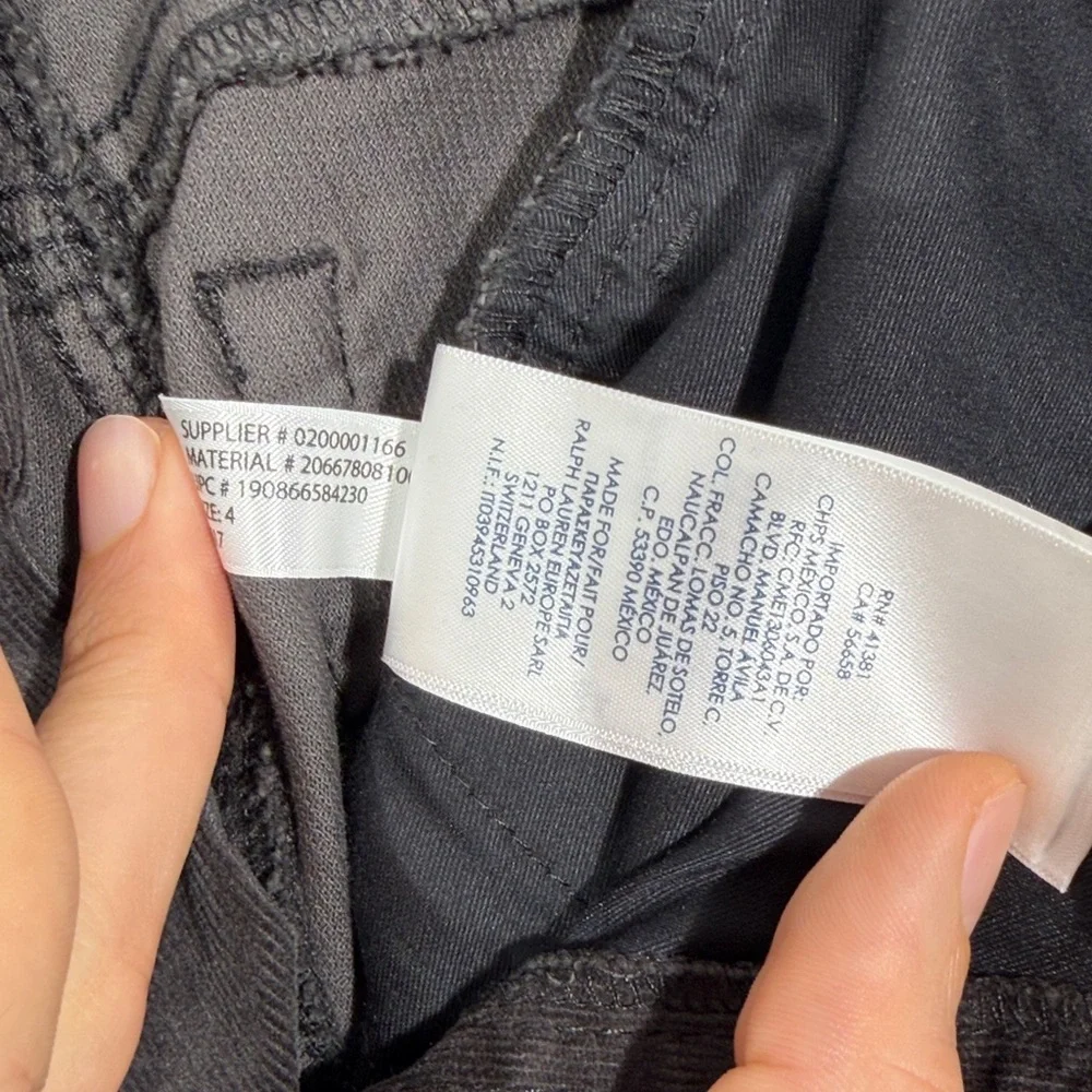 Chaps charcoal Straight Leg Pants - Picture 11 of 11